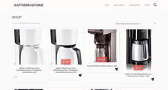 Desktop Screenshot of kaffeemaschinemitthermoskanne.de