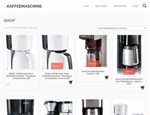 Tablet Screenshot of kaffeemaschinemitthermoskanne.de